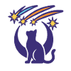Cat and shooting stars