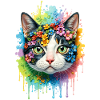 Bunte Katze
