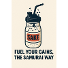 Saké et Gains Style Samurai
