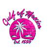 Tropical spring feeling with palm trees