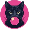 Cat Chewing Gum