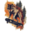 Wolf Skateboard