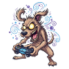 Crazy Gamer Dog Gamer Gaming