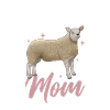 Maman mouton Texel