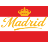 Madrid Crown Design on Red