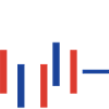 Pariser Typografie mit Flaggenakzenten