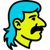 Mullet Man Pop Art