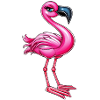 Pink Pink Flamingo Bird :)