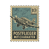Aunt Ju52 Postal Flyer Stamp