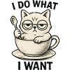 Katze in Teetasse