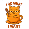 Katze in Teetasse