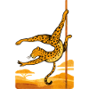 Pole Dance Leopardin Poledancerin Geschenk