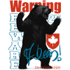 Beware of bears, warning