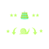 Joyeux Anniversaire en Retard Escargot