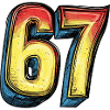 67 Number Comic