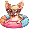 Chihuahua Dog Comic Cool