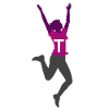 Silhouette sportive, dynamique, sportive