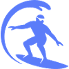 Surfer Surfing Surfboard Silhouette Summer