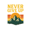 Motivating mountain landscape with sunset