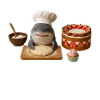 Shark Baking Cake Bread