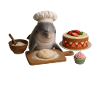 Dolphin Baking Cake Bread