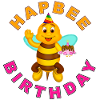 HAPBEE Birthday with text 2