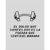 Strength in Pain Motivational Quote