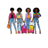 Women's trip with urban style