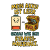 Funny battery with treasure chest Detox