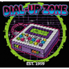 Retro Digital Phone Zone Illustration