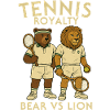 Tennis Animals and Lion Design