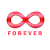 Infinity Symbol in Glowing Pink