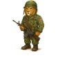 Creative military-friendly lion design
