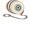 Yoyo Toy Retro Line Art
