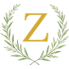 Z Monogram, Eucalyptus Wreath, Personalizable