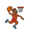 Happy Basketball Dunk
