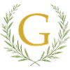 G Monogram, Eucalyptus Wreath, Personalizable