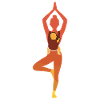 Yoga maman avec porte-bébé