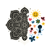 Mandala & Children's Doodles