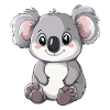 Mignon bébé koala