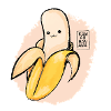 Juste une banane mignonne