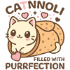 Kawaii Cat Cannoli - Purrfectly Cute