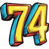 74 Number Comic