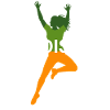 Childish Woman Motif Design