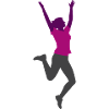 Woman jumping