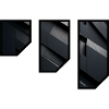 Geometric Dark Facade Pattern