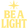 Be a light Slogan mit Stern
