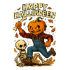 Halloween Pumpkin Kids Design
