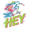 Skateboard HEY Shirt