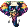 Lunettes de soleil éléphant